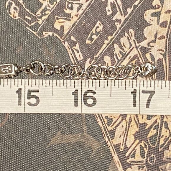 BRIGHTON Braided Leather LOVE Pendant Necklace - Picture 11 of 11